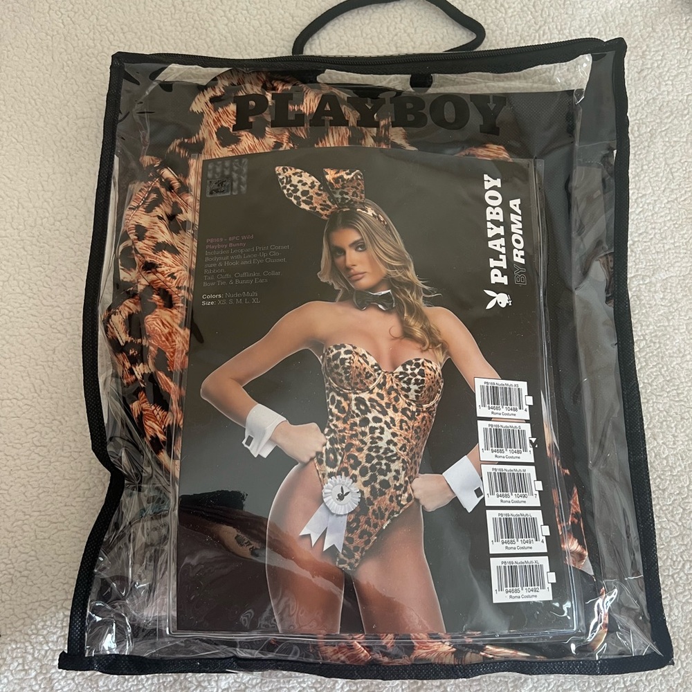Playboy Leopard Bunny Costume